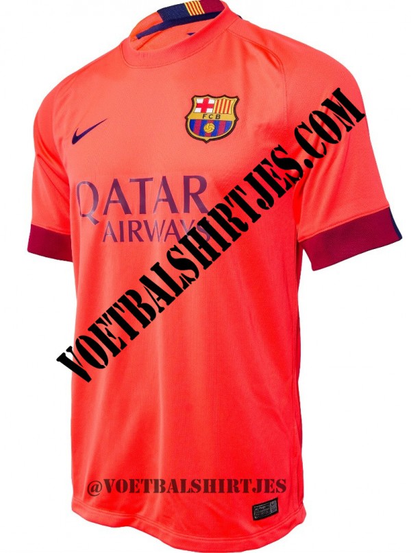 Barcelona away kit 2015