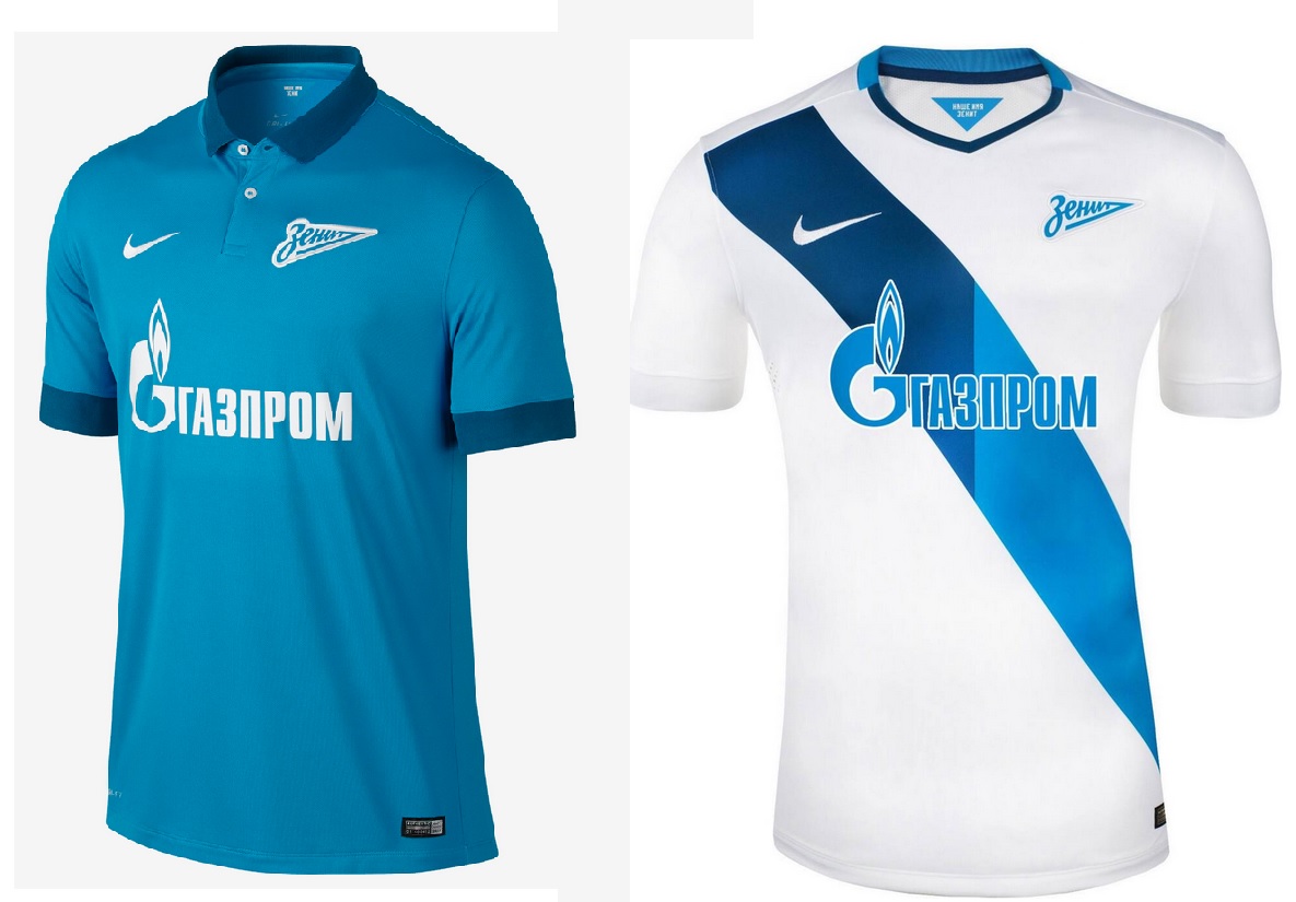 FC Zenit voetbalshirts 2015