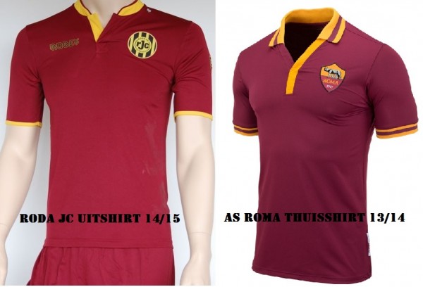 roda jc shirt as roma shirt