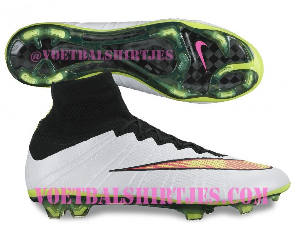 Mercurial Superfly IV White Pink