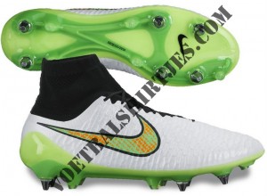 nike magista obra white green