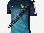 manchester city pre match training top 2015