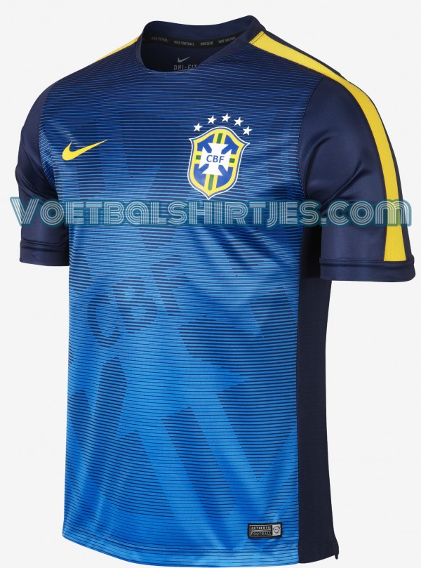 Brasil camiseta pre match 2015 