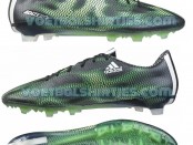 adidas F50 core black solar green