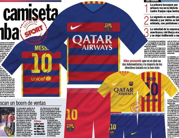 Barcelona shirt 15/16