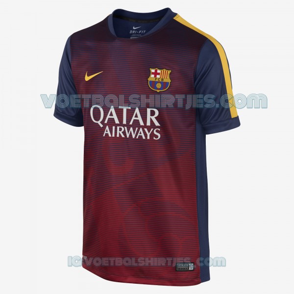 camiseta pre match fc barcelona 2015
