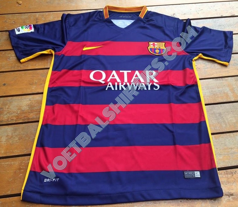schieten Groet Parelachtig FC Barcelona voetbalshirts 2015/2016 - Voetbalshirtjes.com