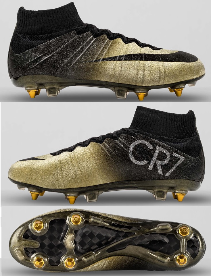 nike mercurial cr7 rare gold