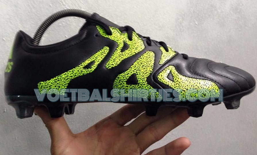 Adidas X 15.3 Leather core black solar yellow