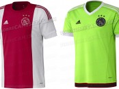 ajax thuisshirt en uitshirt 2016
