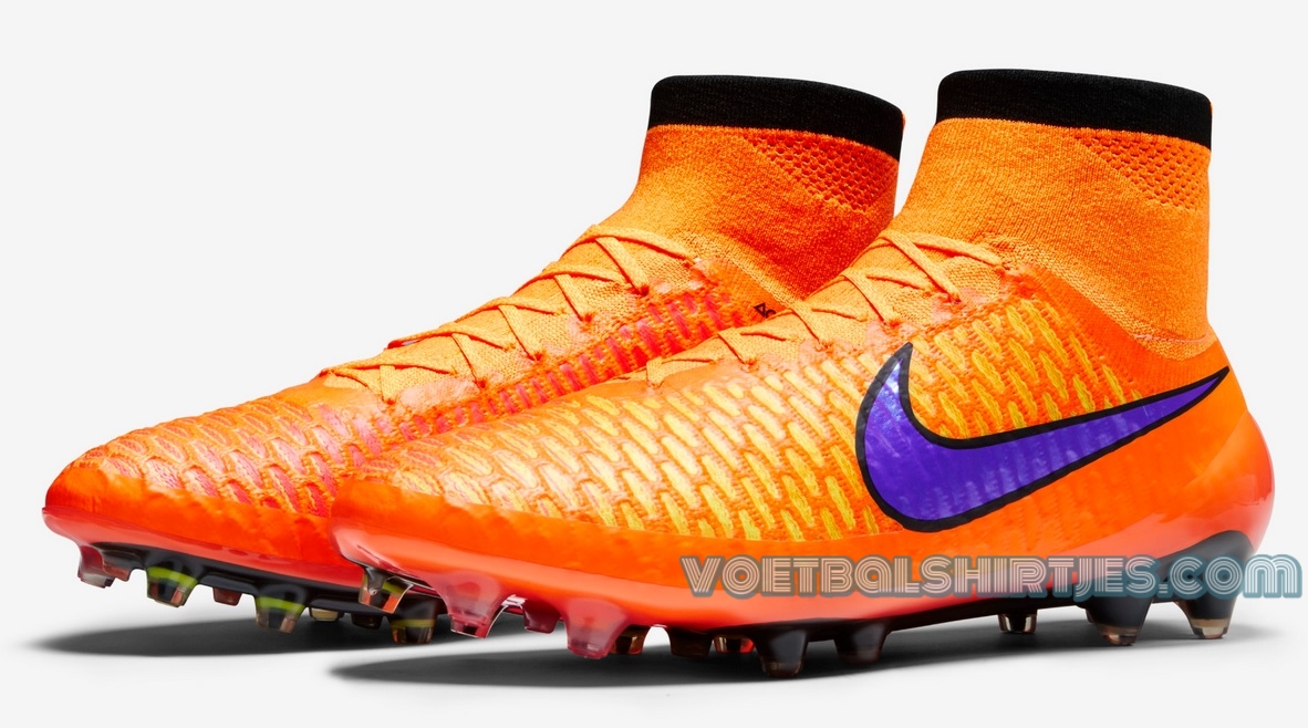 orange nike magista