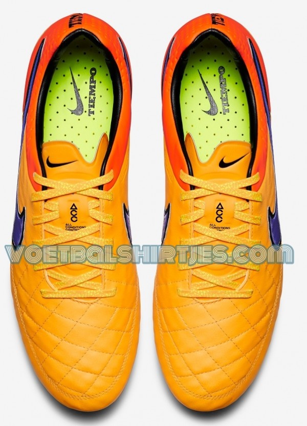 nike tiempo legend voetbalschoenen oranje