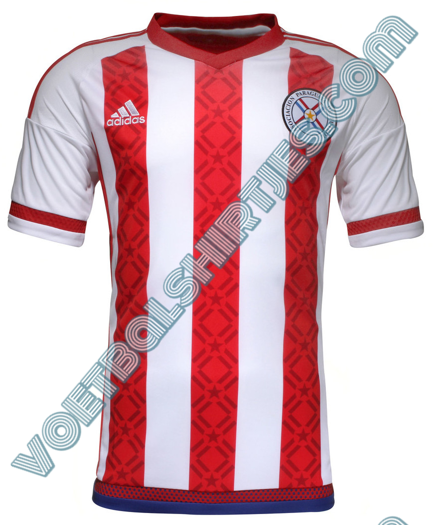 Paraguay thuisshirt 15/16