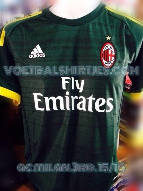 ac milan 3rd jersey 2016