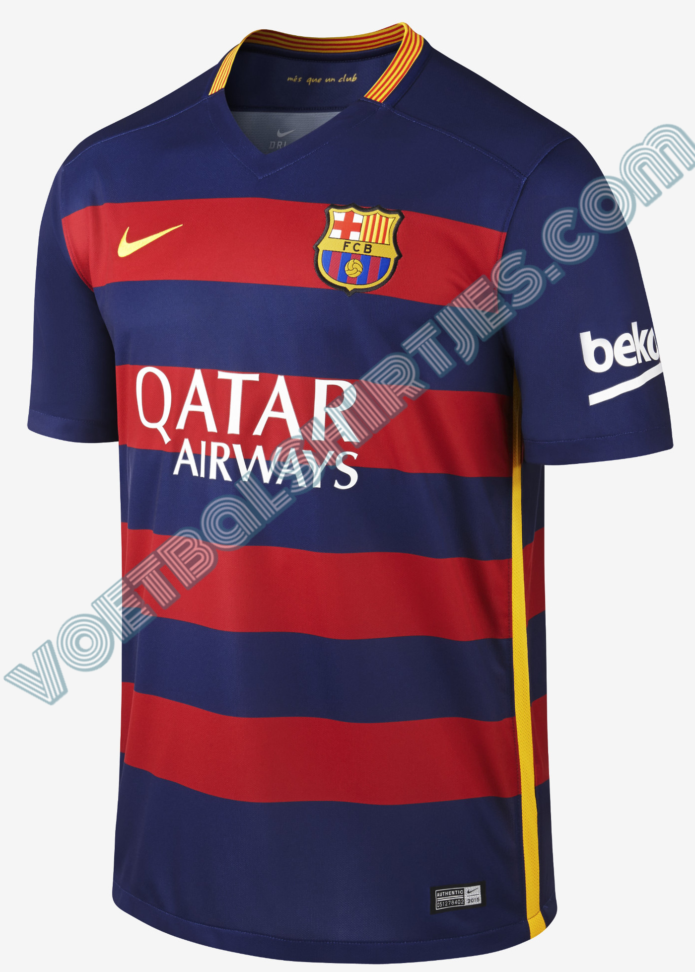 FC Barcelona 3e shirt 2015/2016 Barca 3rd kit 15/16
