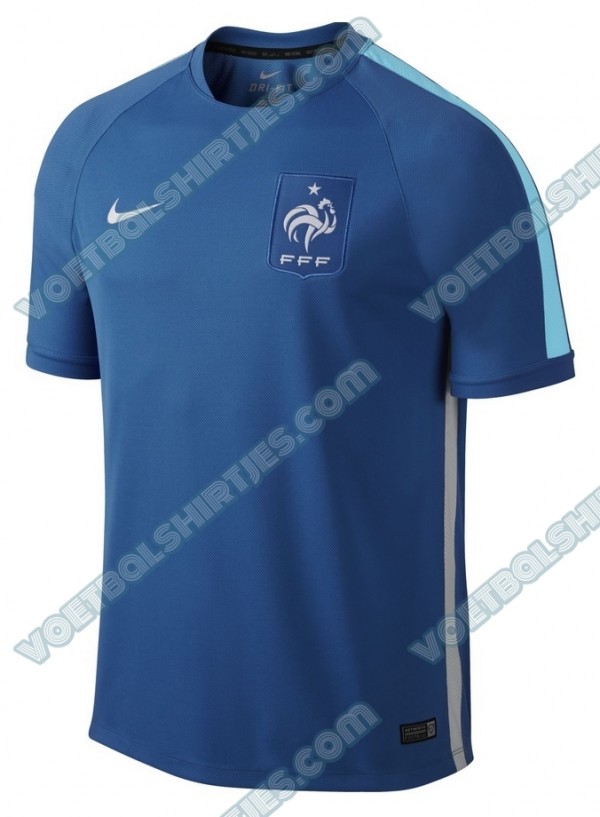  france squad 15/16 maillot training