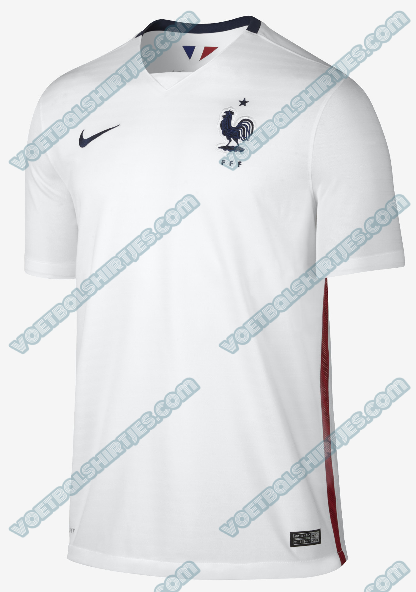 Frankrijk uitshirt 2015