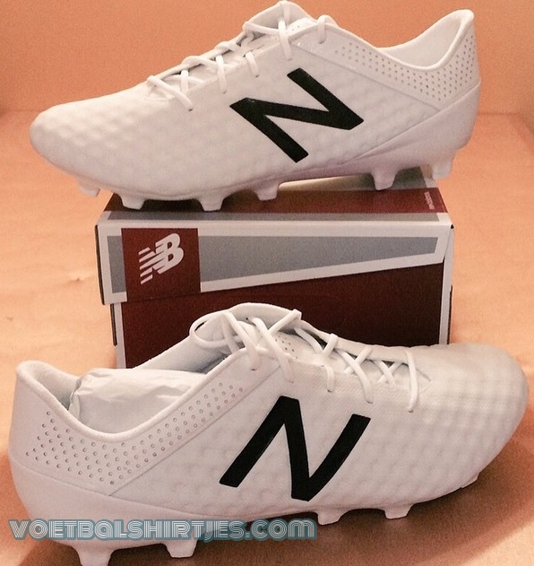 New Balance Visaro white football boots