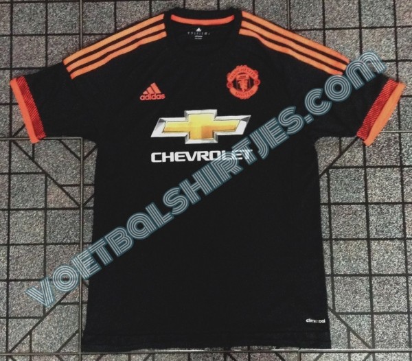 manchester united uitshirt 2016 zwart