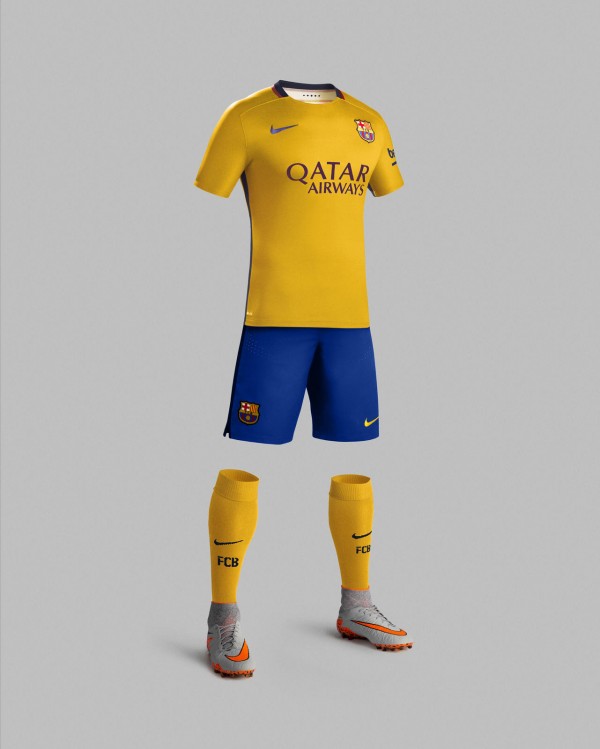 fc barcelona uit tenue 15/16