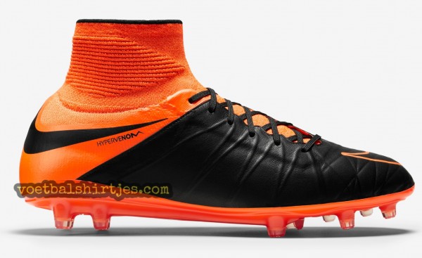 Nike Hypervenom Phantom II Tech Craft FG Black - Total Orange (1)