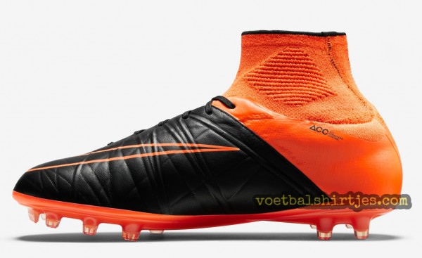 nike hypervenom k-leather black orange (1)