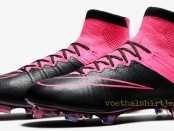 Nike Mercurial Superfly black pink leather