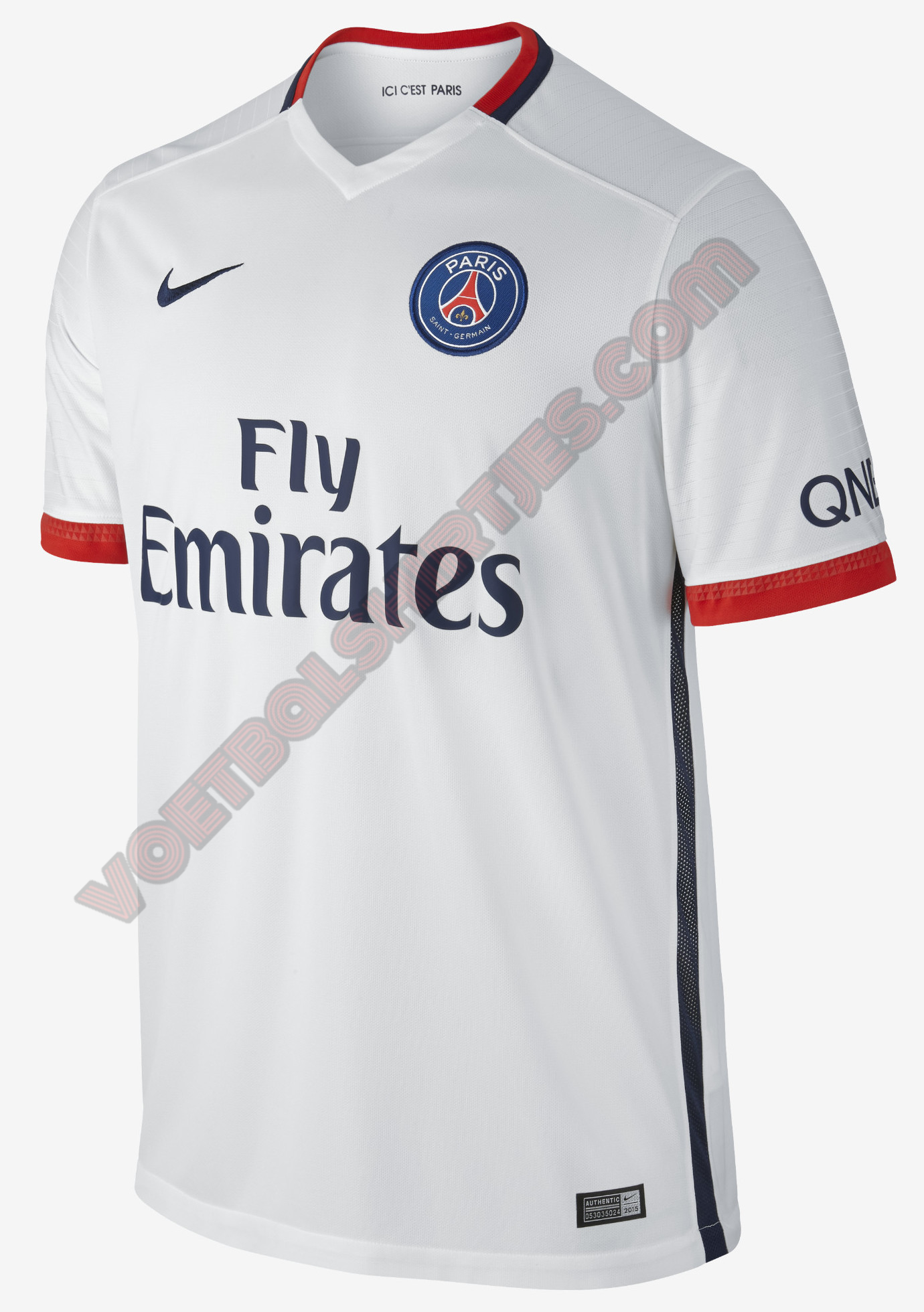 Premier Paradox Tutor PSG uitshirt 2016 - Paris Saint-Germain shirt 15/16