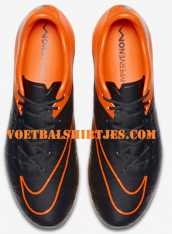 nike hypervenom II Phinish orange black