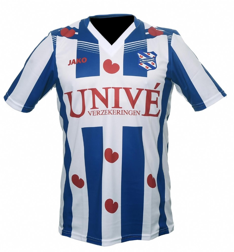 stoeprand Versnel Kreet Heerenveen thuisshirt 2015/2016 - sc Heerenveen shirt 15/16