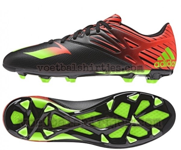 adidas Messi 15.3 core black solar green solar red