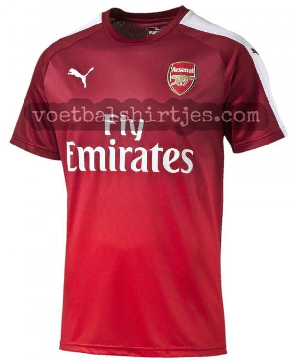 Arsenal 2016 pre-match top red