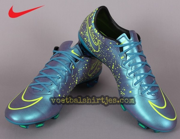 nike mercurial vapor X blue spray pack