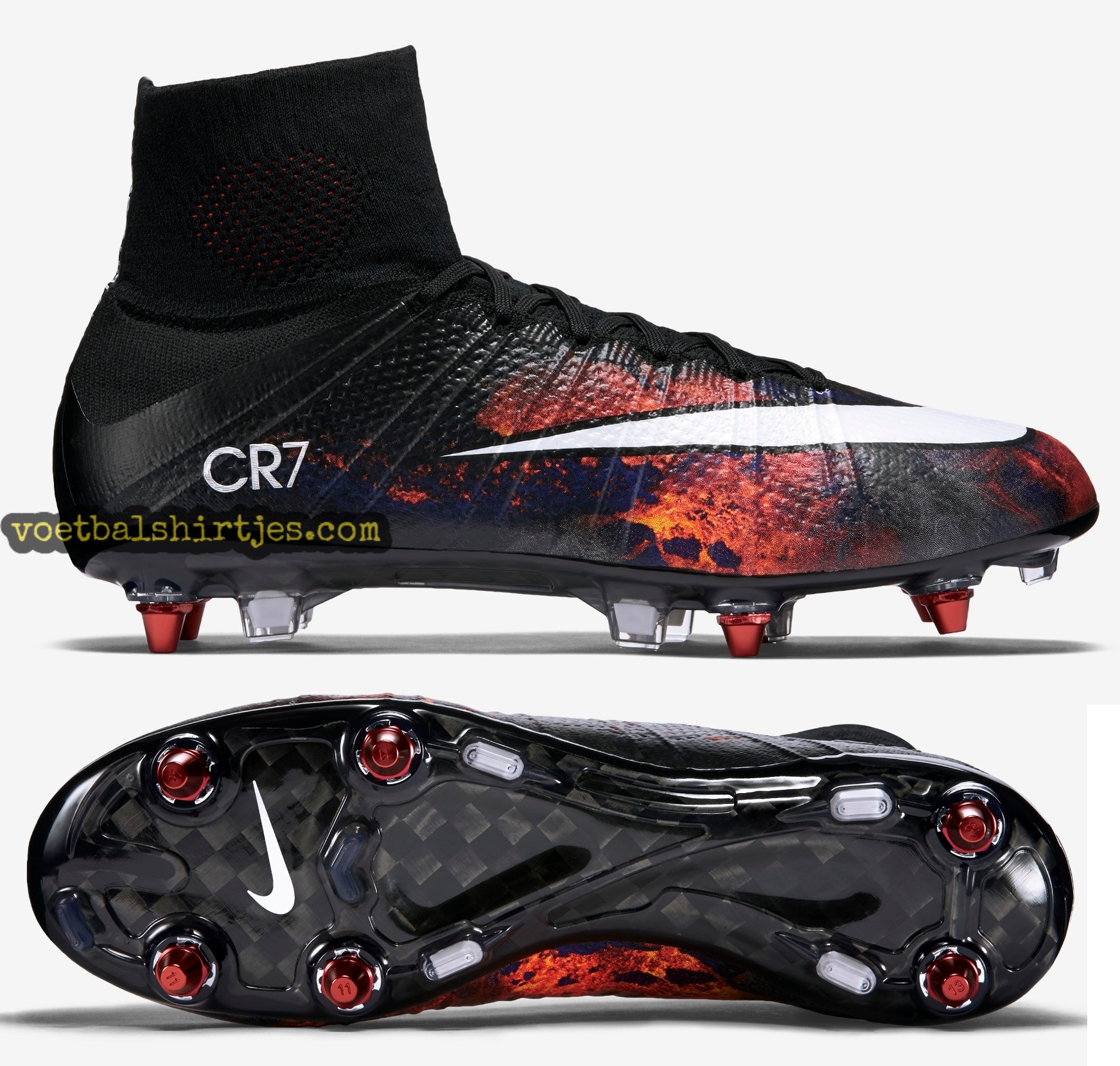 mercurial cr7 lava