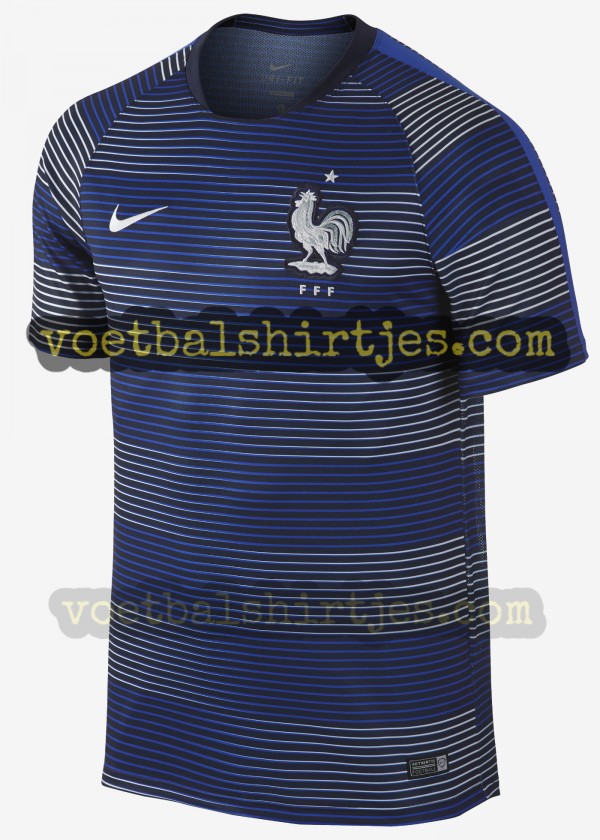 france euro 2016 pre match shirt