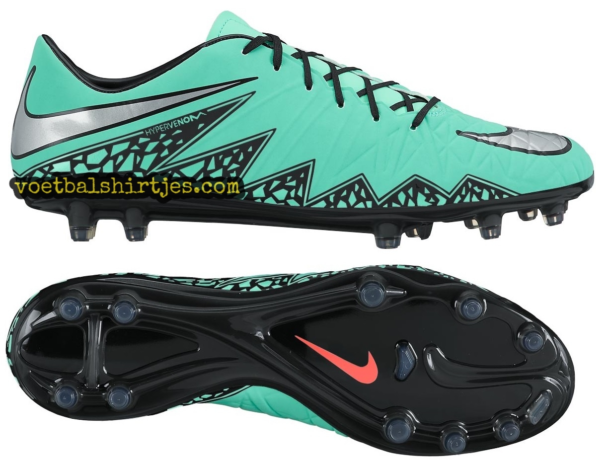 nike hypervenom mint green