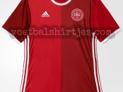 Denemarken Ek 2016 thuisshirt