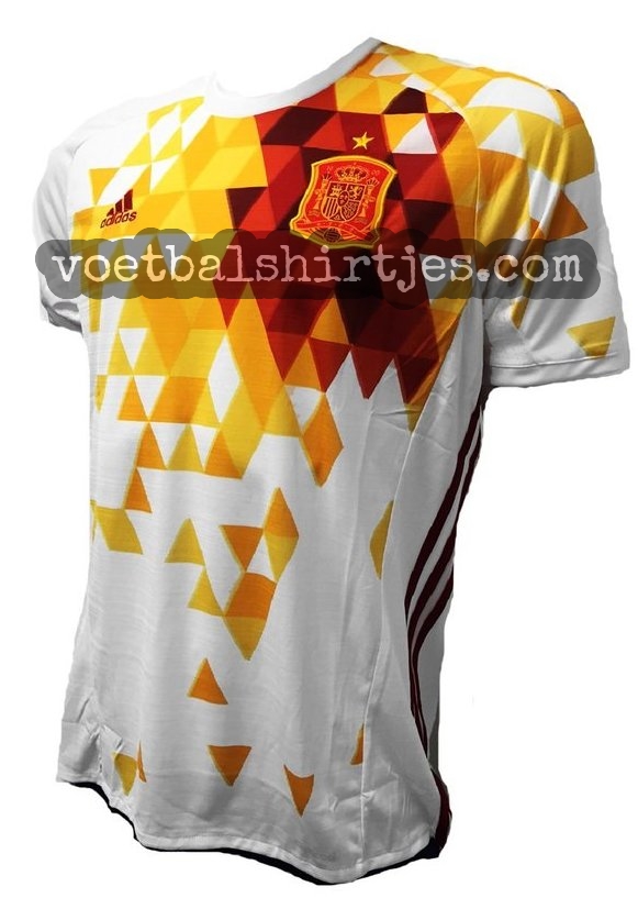 Spanje Euro 2016 uitshirt