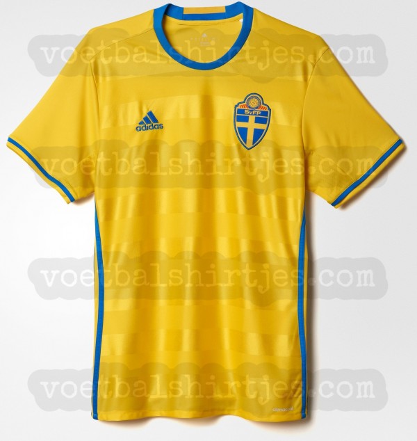 Zweden thuisshirt Euro 2016