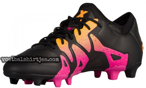 adidas X 15.1 Core Black-Shock Pink-solar Gold