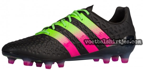 adidas ace 16.1 core black solar green shock pink