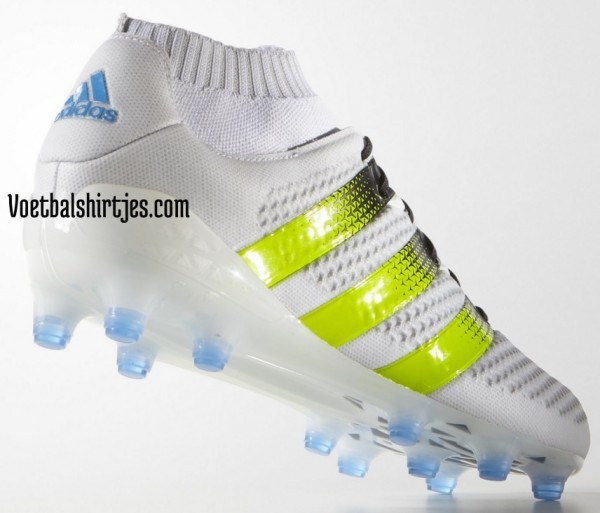 adidas ace 16+ primeknit white solar yellow