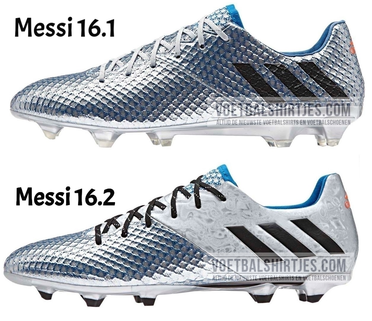 woede Ziekte Analist Adidas Messi 16 Silver Metallic Copa America - Messi voetbalschoenen