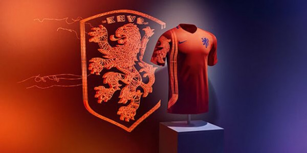 Oranje thuisshirt 2016