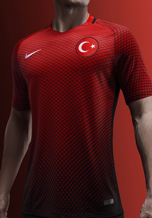 regenval credit Omgaan Turkije thuisshirt 2016 - Turkye Euro 2016 home kit