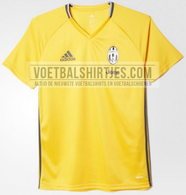 Juventus trainingsshirt geel 2016 2017