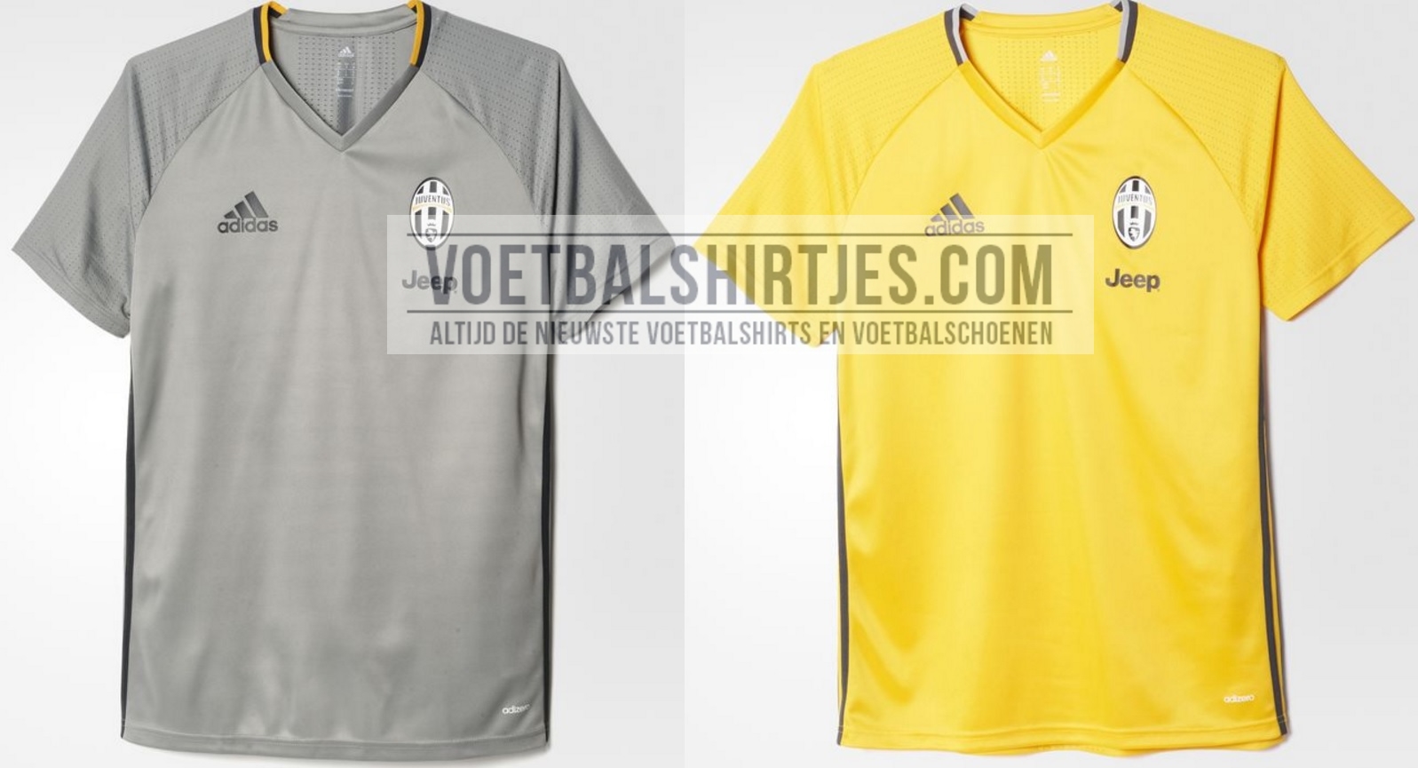 Juventus trainingsshirts 16-17