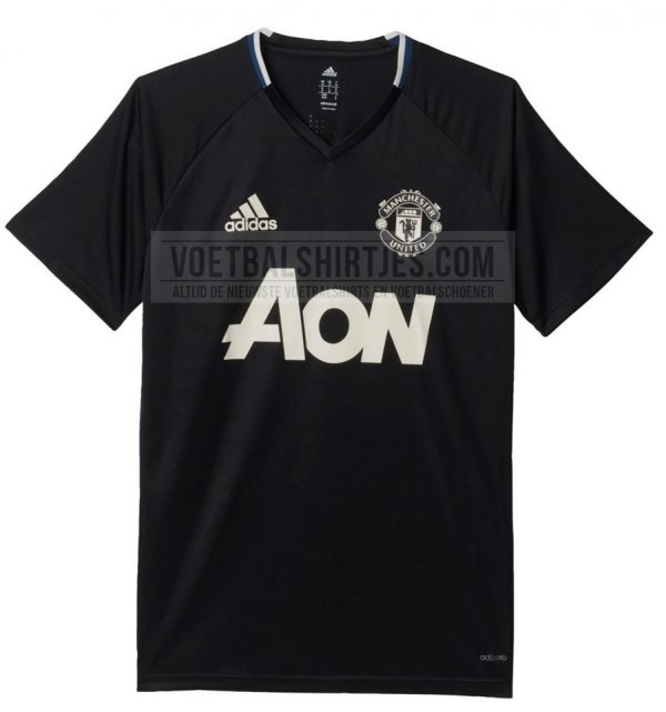 manchester united trainingsshirt 2016 2017 zwart