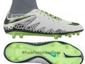 hypervenom II Pure Platinum & Ghost Green