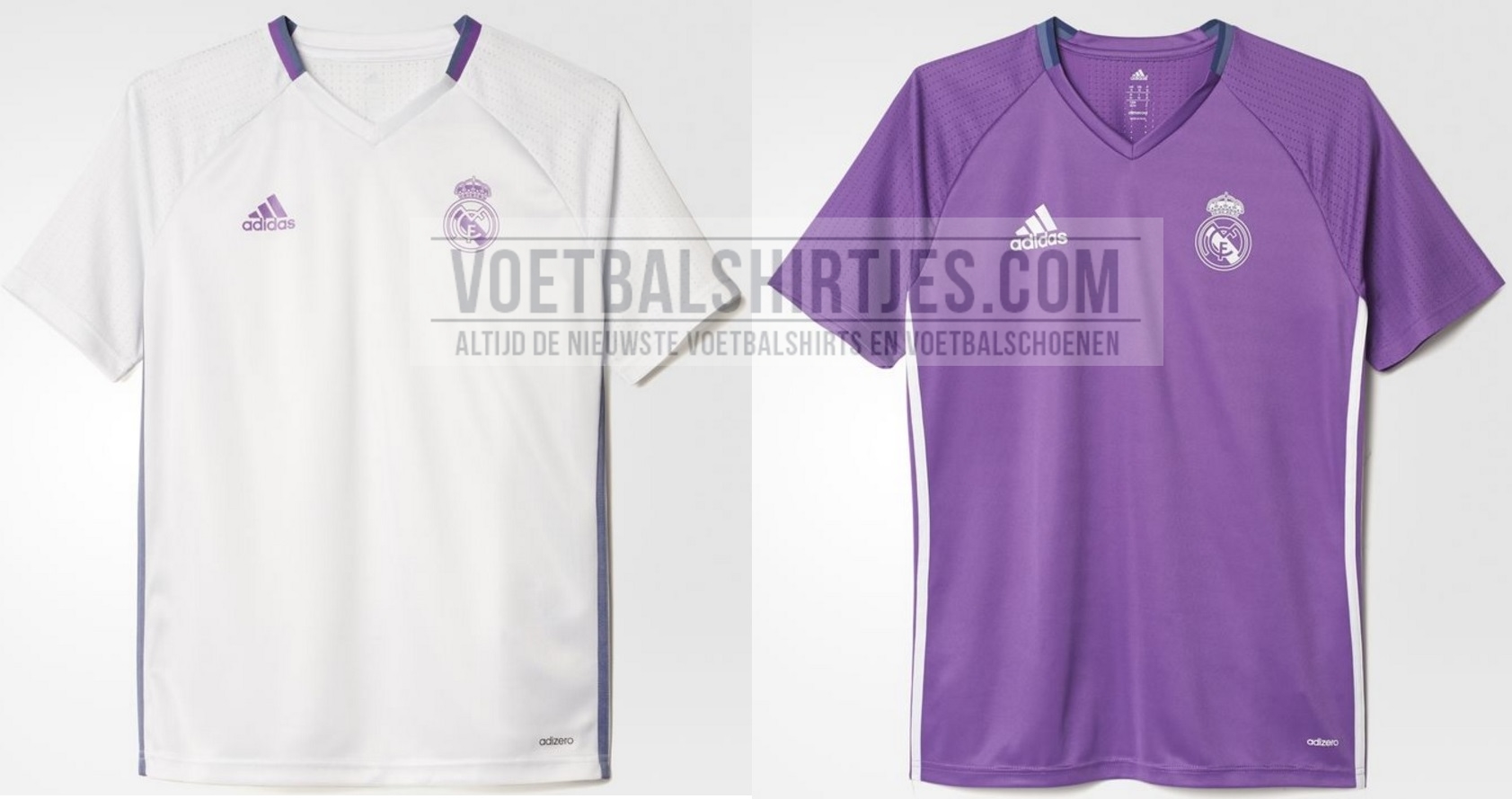 Real Madrid trainingsshirts 16-17